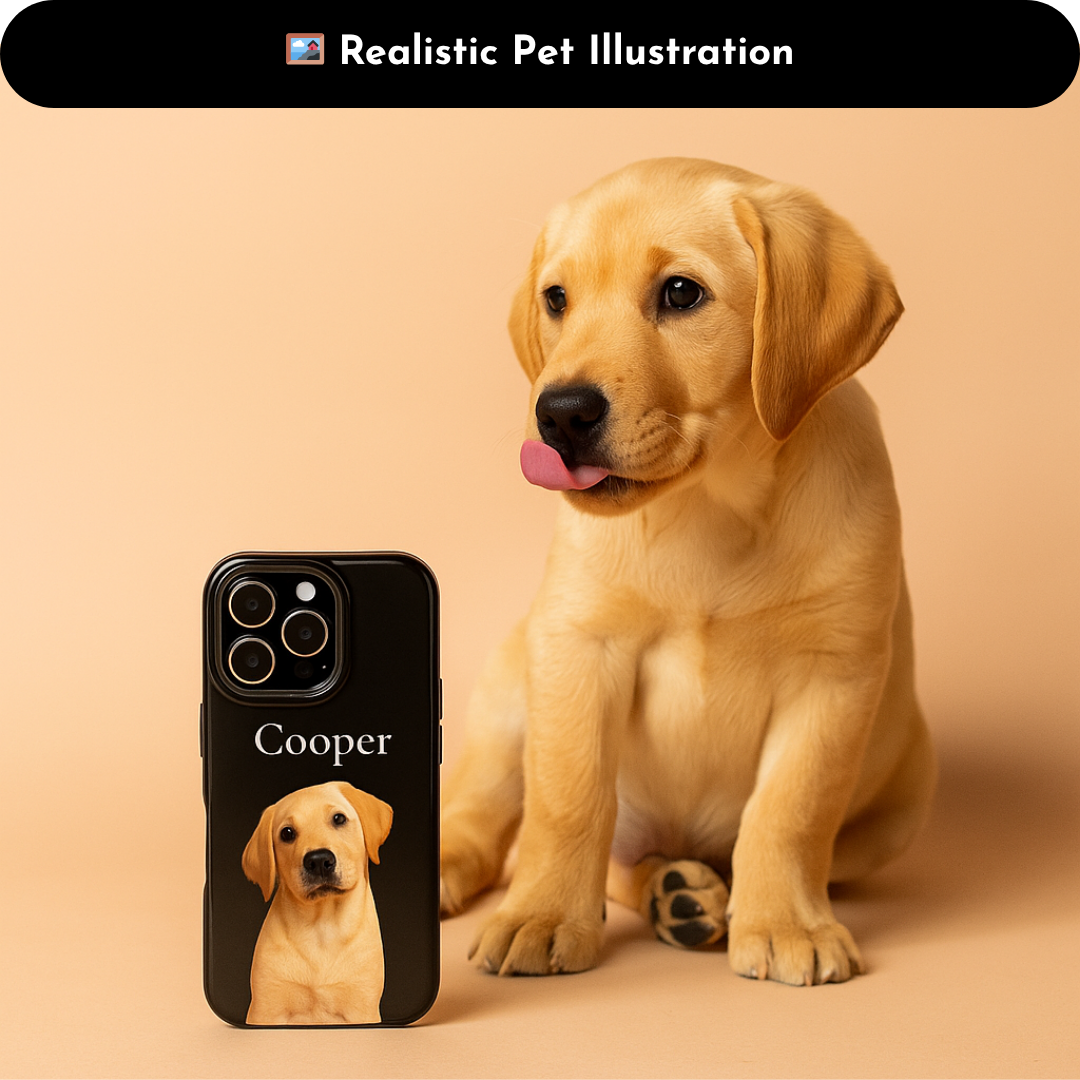 Pet Portrait Phone Case
