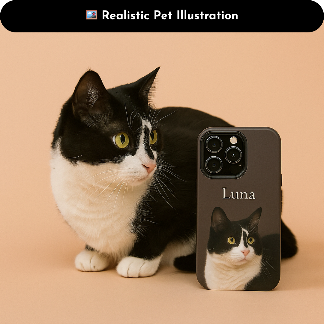 Pet Portrait Phone Case