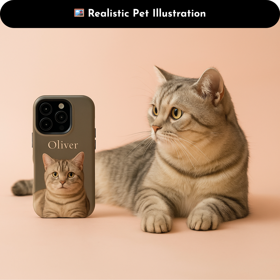 Pet Portrait Phone Case