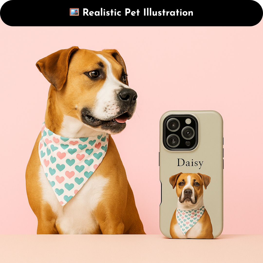Pet Portrait Phone Case