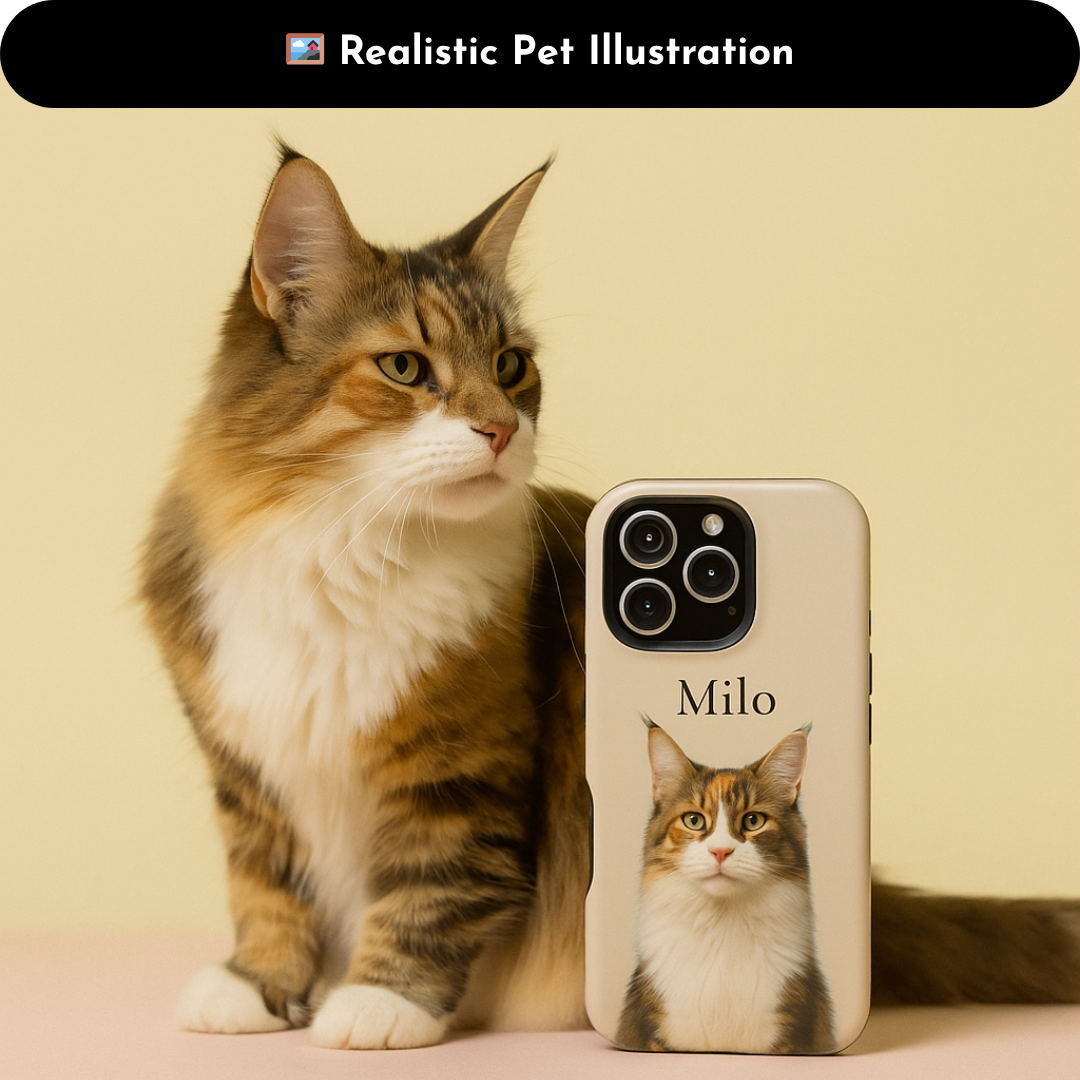 Pet Portrait Phone Case