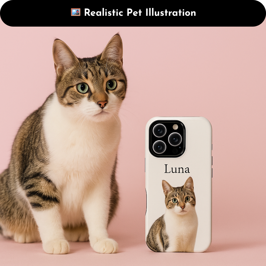Pet Portrait Phone Case