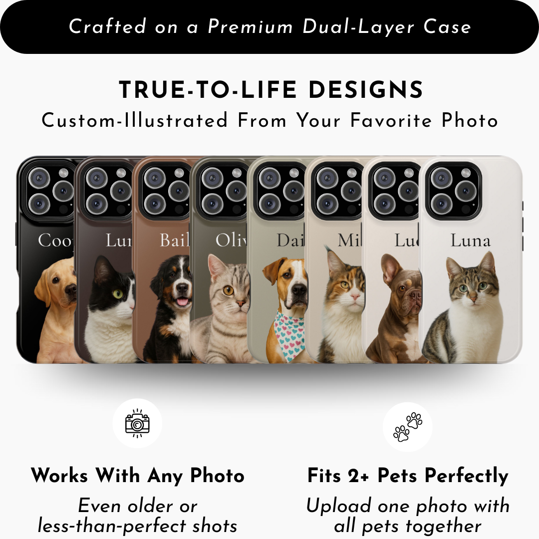 Pet Portrait Phone Case