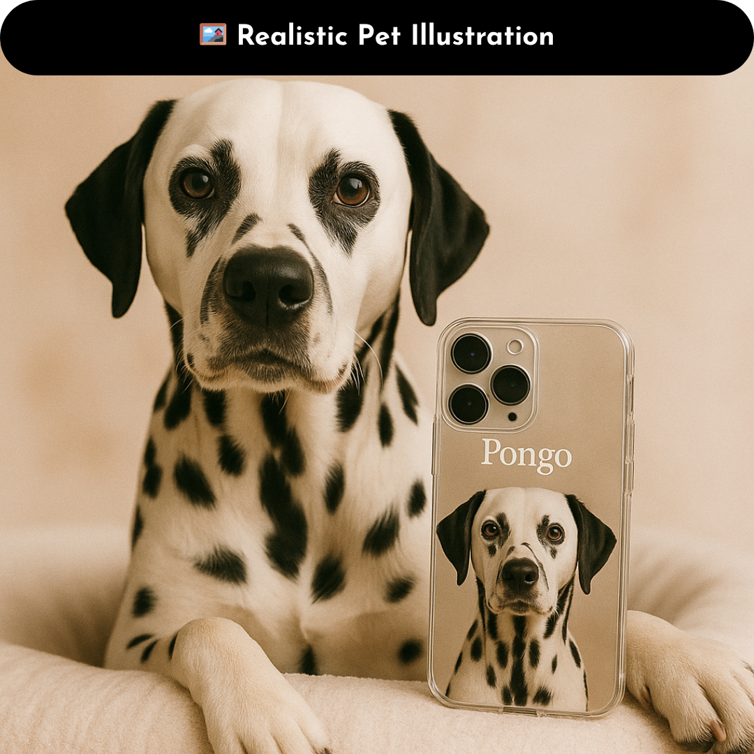 Pet Portrait Phone Case