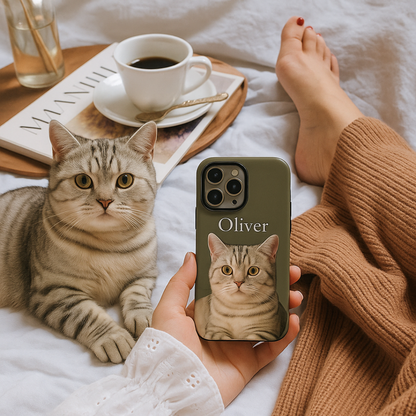 Custom Pet Portrait Phone Case