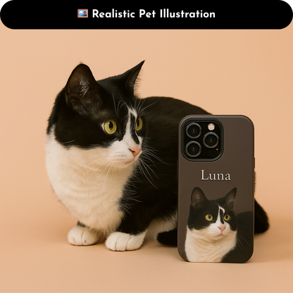 Pet Portrait Phone Case
