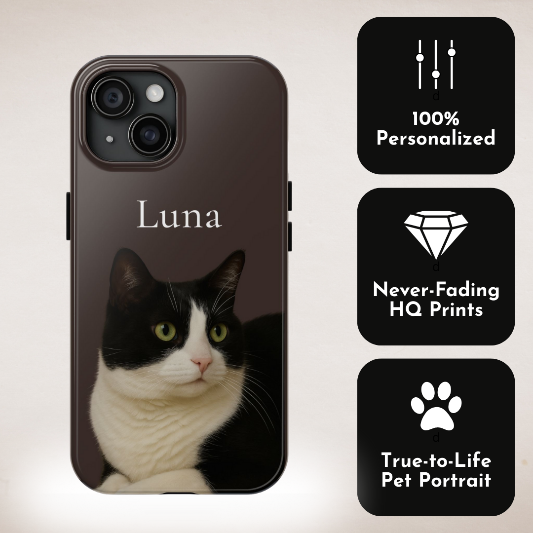 Custom Pet Portrait Phone Case