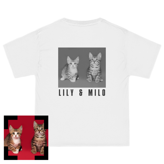 Happiest With Cats • Tee