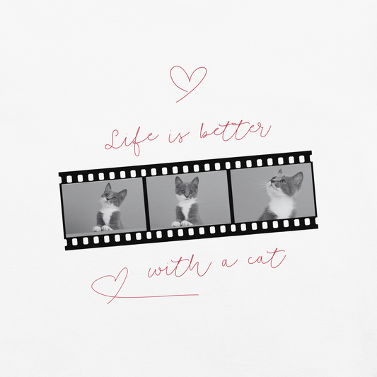 Life Is Better With A Cat • Tee